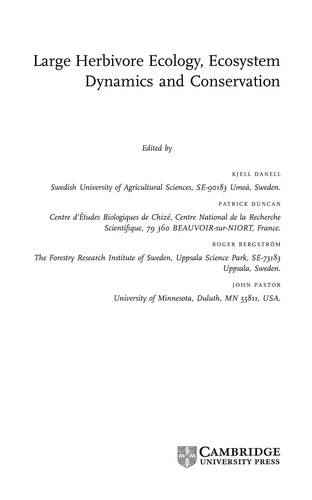 Large Herbivores cover