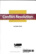 Conflict Resolution cover