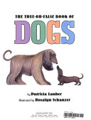 The True-or-False Book of Dogs cover