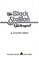 The Black Stallion Challenged! cover