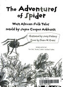 The Adventures of Spider: West African Folk Tales cover