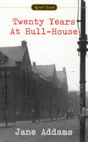 Twenty Years at Hull-House cover