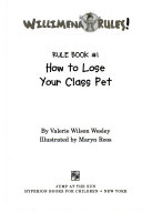 How to Lose Your Class Pet cover