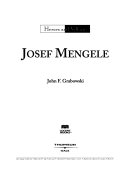 Josef Mengele cover