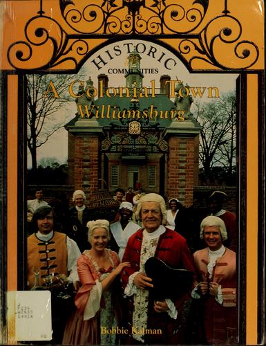 Colonial Williamsburg cover