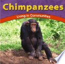 Chimpanzees: Living in Communities cover
