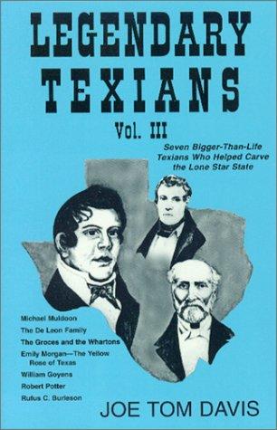 Legendary Texians (Vol. III) cover