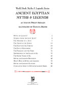 Ancient Egyptian Myths and Legends cover