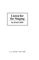 Listen for the Singing cover