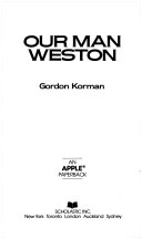 Our Man Weston cover