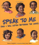 Speak to Me (and I Will Listen Between the Lines) cover