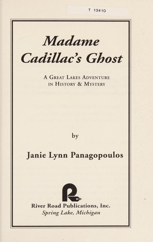 Madame Cadillac's Ghost cover