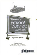 Timmy's School Survival Handbook cover