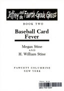 Baseball Card Fever cover