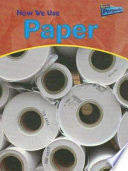 How We Use Paper cover