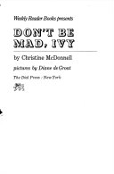 Don't Be Mad, Ivy cover