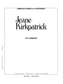 Jeane Kirkpatrick cover