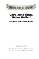 Give Me a Sign, Helen Keller! cover