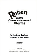 Robert and the Chocolate-Covered Worms cover