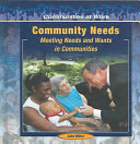 Community Needs: Meeting Needs and Wants in Communities cover