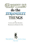 Reptiles Do the Strangest Things cover