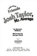 Josh Taylor, Mr. Average cover