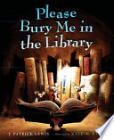 Please Bury Me in the Library cover