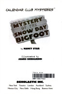 Mystery of the Snow Day Bigfoot cover