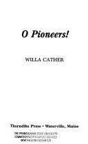 O Pioneers! cover