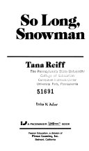 So Long, Snowman cover