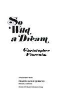 So Wild a Dream cover