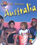 We're from Australia cover