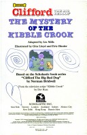 The Mystery of the Kibble Crook cover