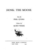 Honk the Moose cover