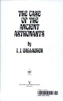 The Case of the Ancient Astronauts cover