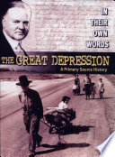 The Great Depression: A Primary Source History cover