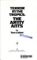 Terror in the Tropics: The Army Ants cover