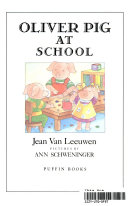 Oliver Pig at School cover