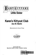 Karen's Kittycat Club cover
