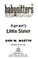 Karen's Little Sister cover