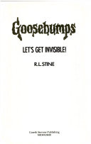 Let's Get Invisible! cover