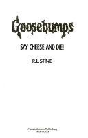 Say Cheese and Die! cover