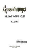 Welcome to Dead House cover