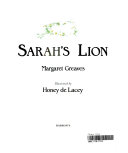 Sarah's Lion cover