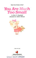 You Are Much Too Small cover
