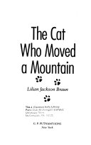 The Cat Who Moved a Mountain cover