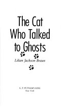 The Cat Who Talked to Ghosts cover