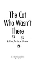 The Cat Who Wasn't There cover