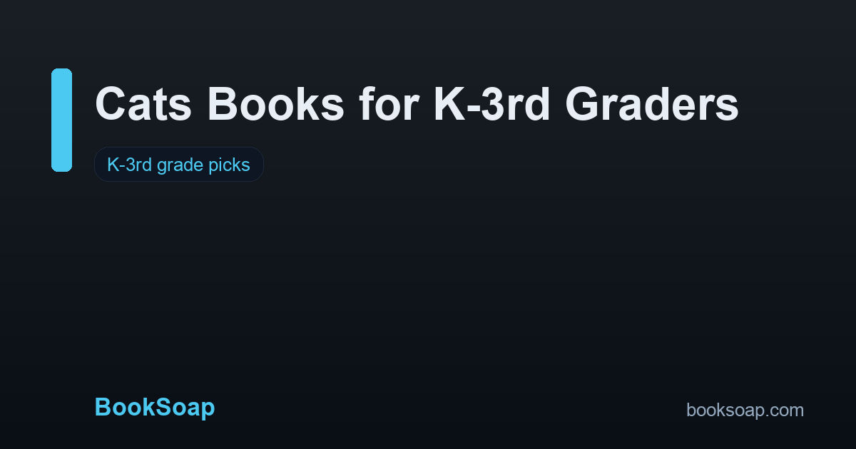 Cats Books for K-3rd Graders